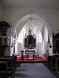Presbytář kostela