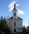 průčelí kostela