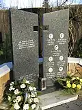 Pomník sedmi kamarádů tragicky zahynulých při výbuchu miny 30. ledna 1951