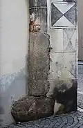 Poštovní 119, detail části gotického portálu