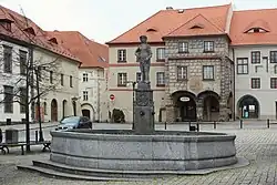 Pohled na kašnu od severu
