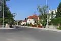 Ulice Na Výspě v horní části