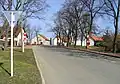 Ulice V Listnáčích směrem ke Kolovratům