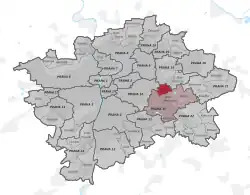 Praha-Štěrboholy na mapě