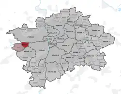 Řepy na mapě