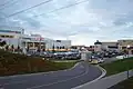 Původní parkoviště před již neexistujícím vstupem do Westfield Chodov