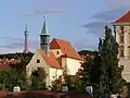 Kostel od severu (od Nového světa)