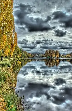 Praha, Libeň, Rameno Vltavy, HDR, foto: Aktron