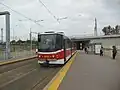 Tramvajová zastávka u severního vestibulu