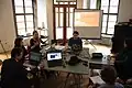 Momentka ze setkání ve Skautském institutu (2016)