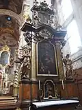 Oltář sv. Barbory, kostel sv. Jiljí (1673)
