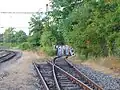 Vlečka tepláren (brána vpravo)
