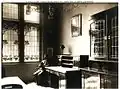 5. 6. 1907 – Pohled do interiéru domu čp. 202, ředitelna školy u sv. Vojtěcha na Novém Městě