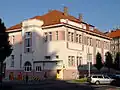 Akciový parní mlýn - administrativní budova, Praha, U Uranie 14 (1911)