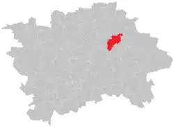 Hloubětín na mapě