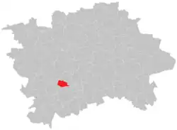 Hodkovičky na mapě