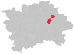 Kyje na mapě