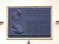 Pamětní deska rodiny Vosmíkových na domě, kde bývalo řeznictví - Zenklova 291/113, Praha 8 - Libeň