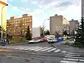 Vjezd do Tesaříkovy ulice
