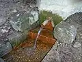 Pramen s obsahem síranu železitého
