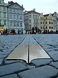 Pražský poledník – pohled k jihu