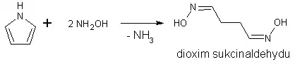 Příprava dioximu z pyrolu a hydroxylamidu