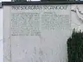 Náhrobní deska se jmény kněží sloužících v St. Gandolf, Bamberg