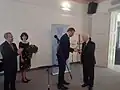 Profesor Ján Kačala s Mimořádnou Cenu Matice slovenské