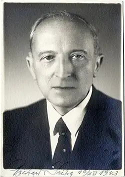 prof. Richard Sicha v roce 1943