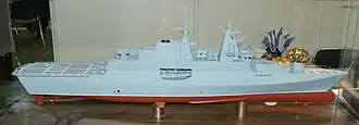 Model korvety třídy Gawron