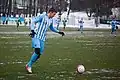Obránce Lubomír Machynek v zápase Zimní Tipsport ligy v Orlové (2019).