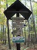 Rozcestník Na Prostředních