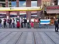Protesty Rusů v Jerevanu proti válce na Ukrajině dne 17. dubna 2022