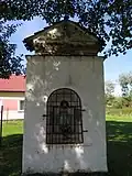 Protivec, výklenková kaplička svatého Linharta.jpg