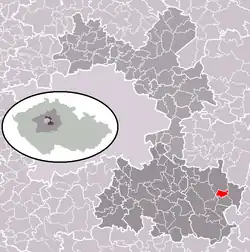 Prusice na mapě