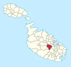 Qormi na mapě