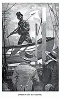 Harpunář Kvíkveg, ilustrace z roku 1892