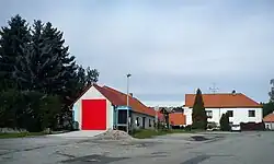 Náves v Rájově