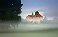 Ráno u hradu Švihov