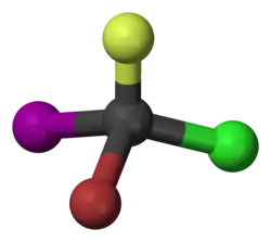 Model molekuly R-izomeru