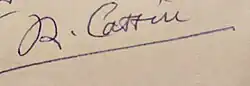 René Cassin – podpis