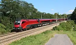 Rakousko: Railjet Vídeň–Linec ICE 91