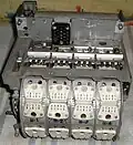 RM-31 Rozpůlené chassis, pohled na karusel s cívkami