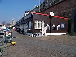 Restaurace Vltava zbudovaná v roce 1945 podle návrhu architekta Jiřího Pěničky