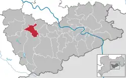 Rabenau na mapě