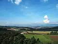 Pohled z rozhledny na sever (rok 2013)
