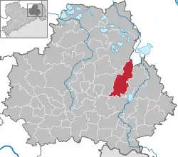 Radibor na mapě