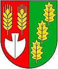 Znak obce Radkovice u Budče