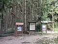 Informační tabule a posezení