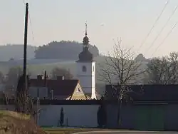Pohled na Radomyšl - kostel sv. Martina